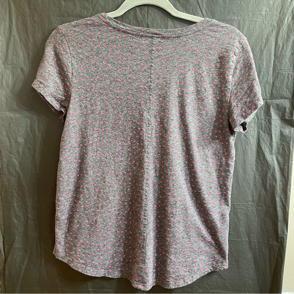 LOFT by Ann Taylor Small Women’s Short Sleeve V-Neck Tee Soft Casual Summer - Picture 3 of 4